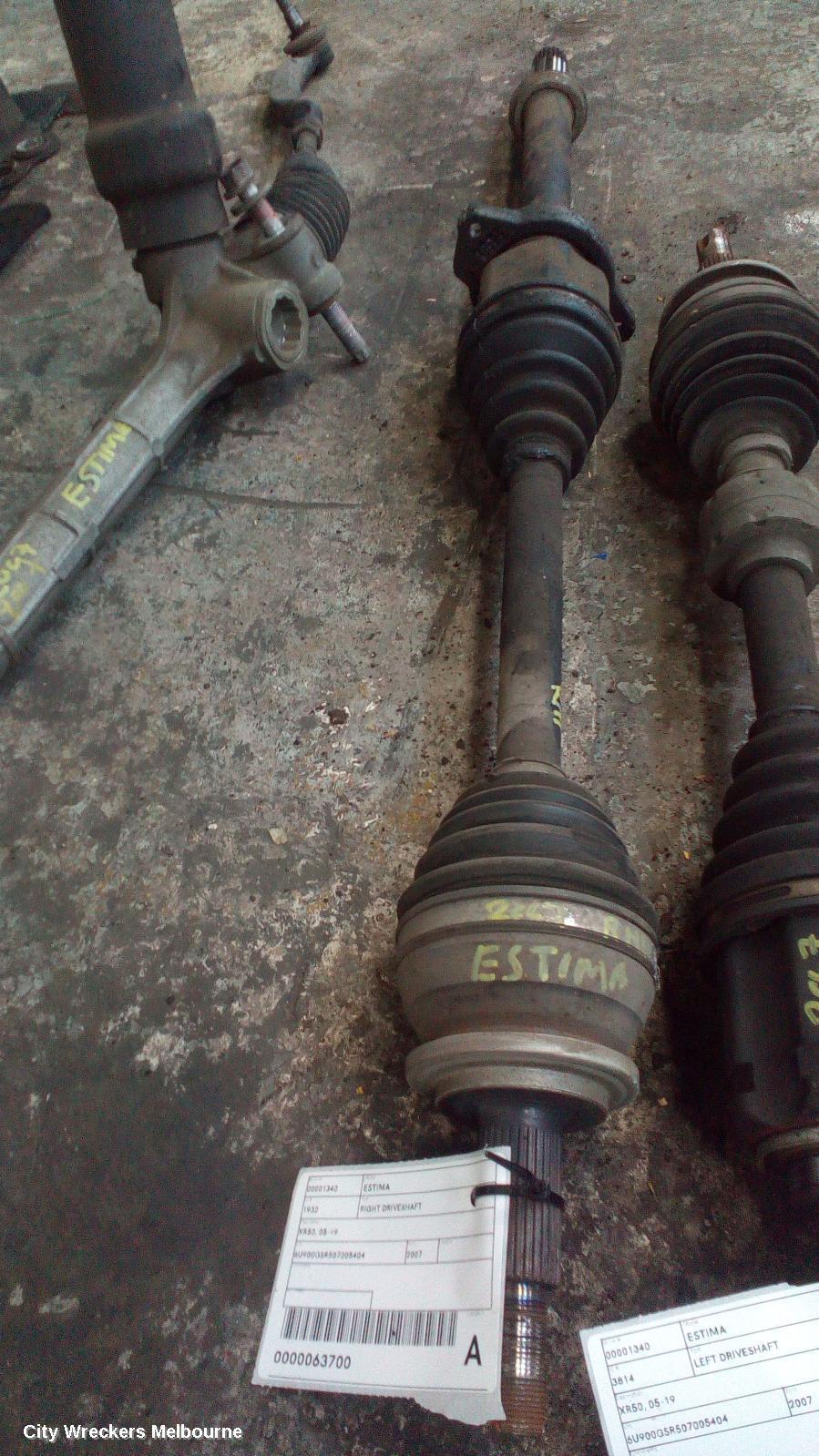 TOYOTA ESTIMA 2007 Right Driveshaft