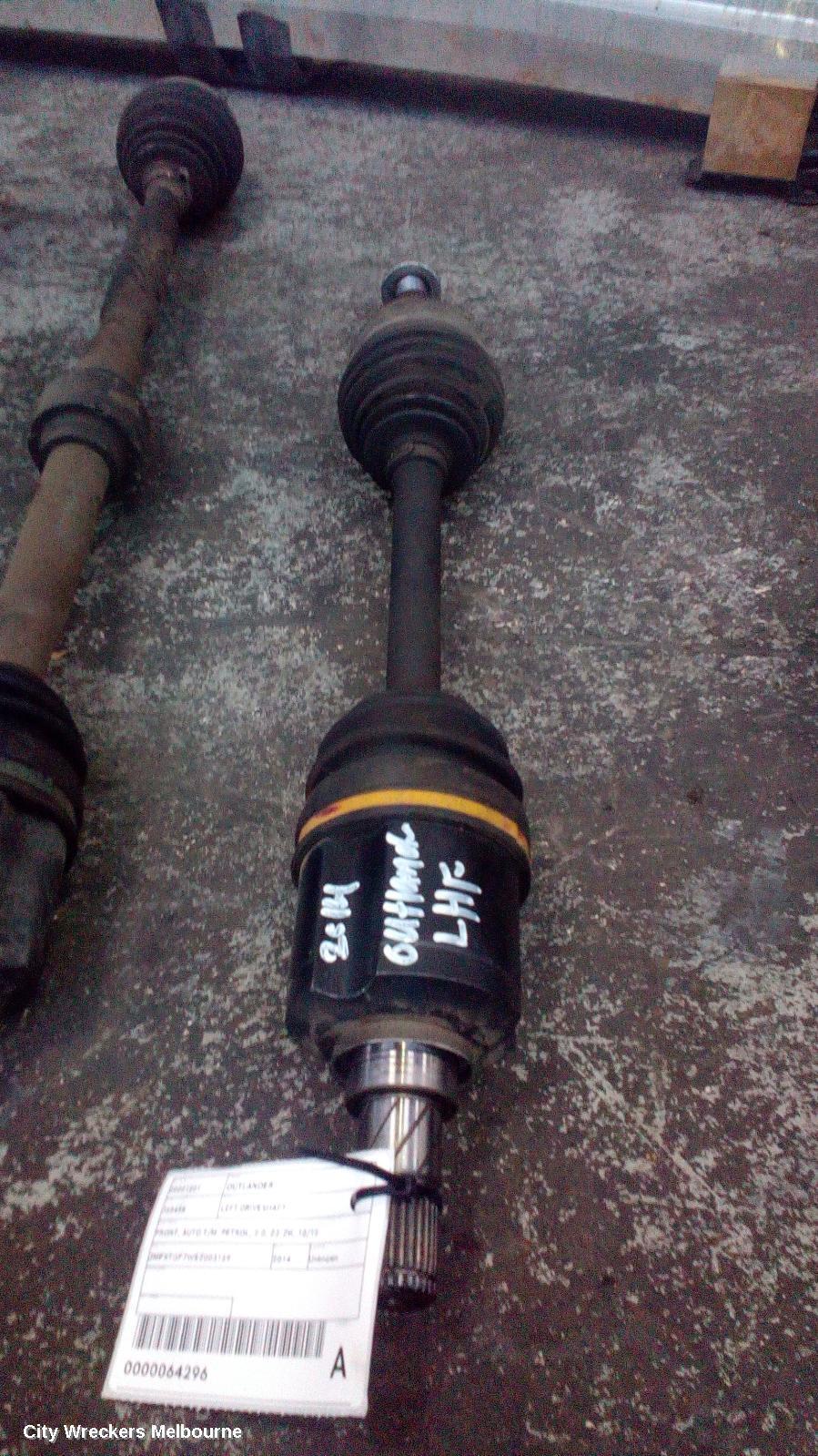 MITSUBISHI OUTLANDER 2014 Left Driveshaft