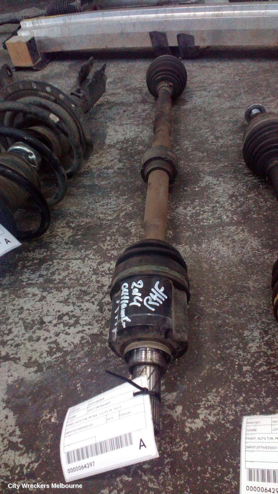 MITSUBISHI OUTLANDER 2014 Right Driveshaft