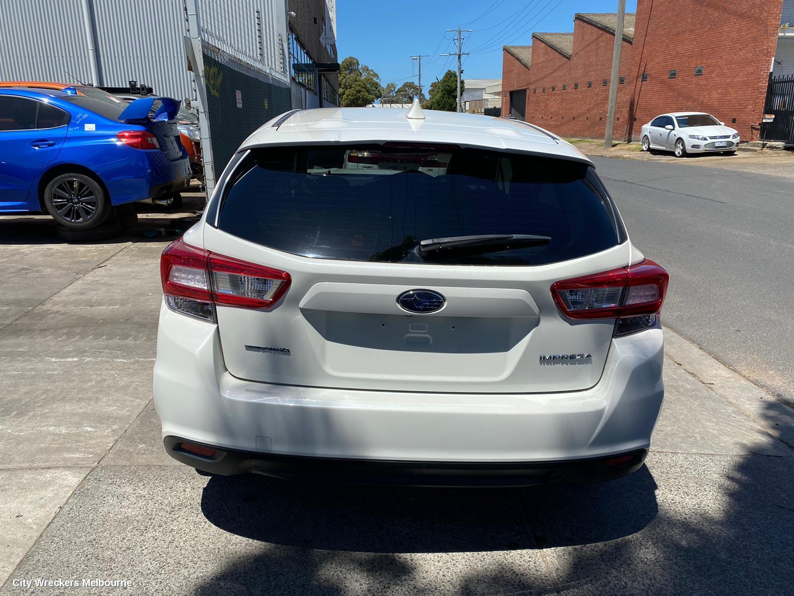 SUBARU IMPREZA 2019 Bootlid/Tailgate