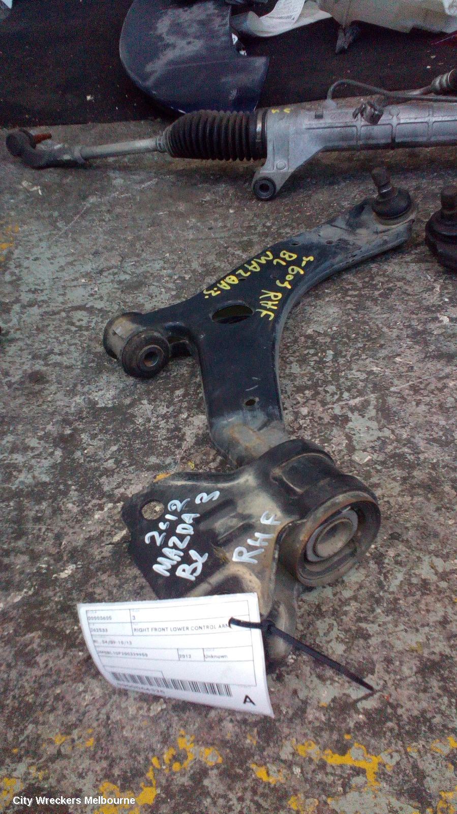 MAZDA 3 2012 Right Front Lower Control Arm