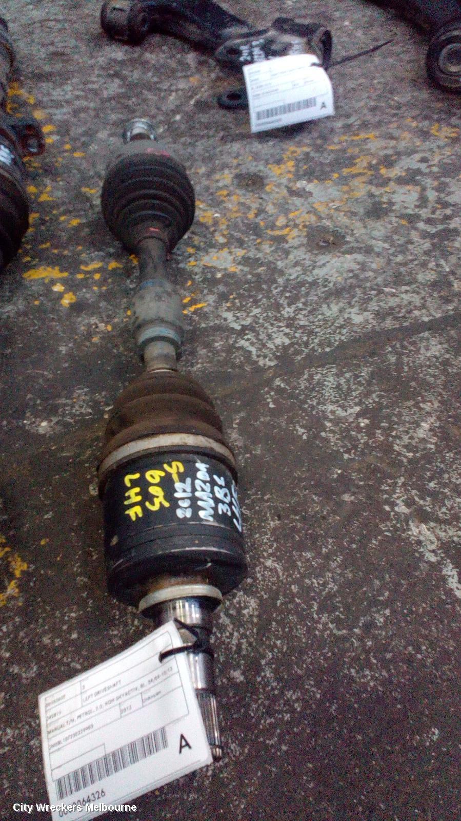 MAZDA 3 2012 Left Driveshaft