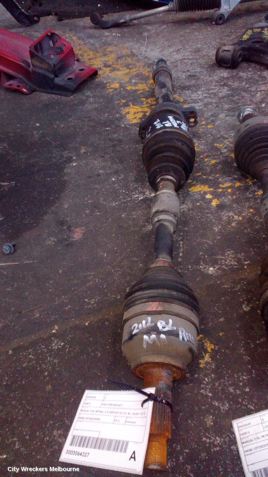 MAZDA 3 2012 Right Driveshaft