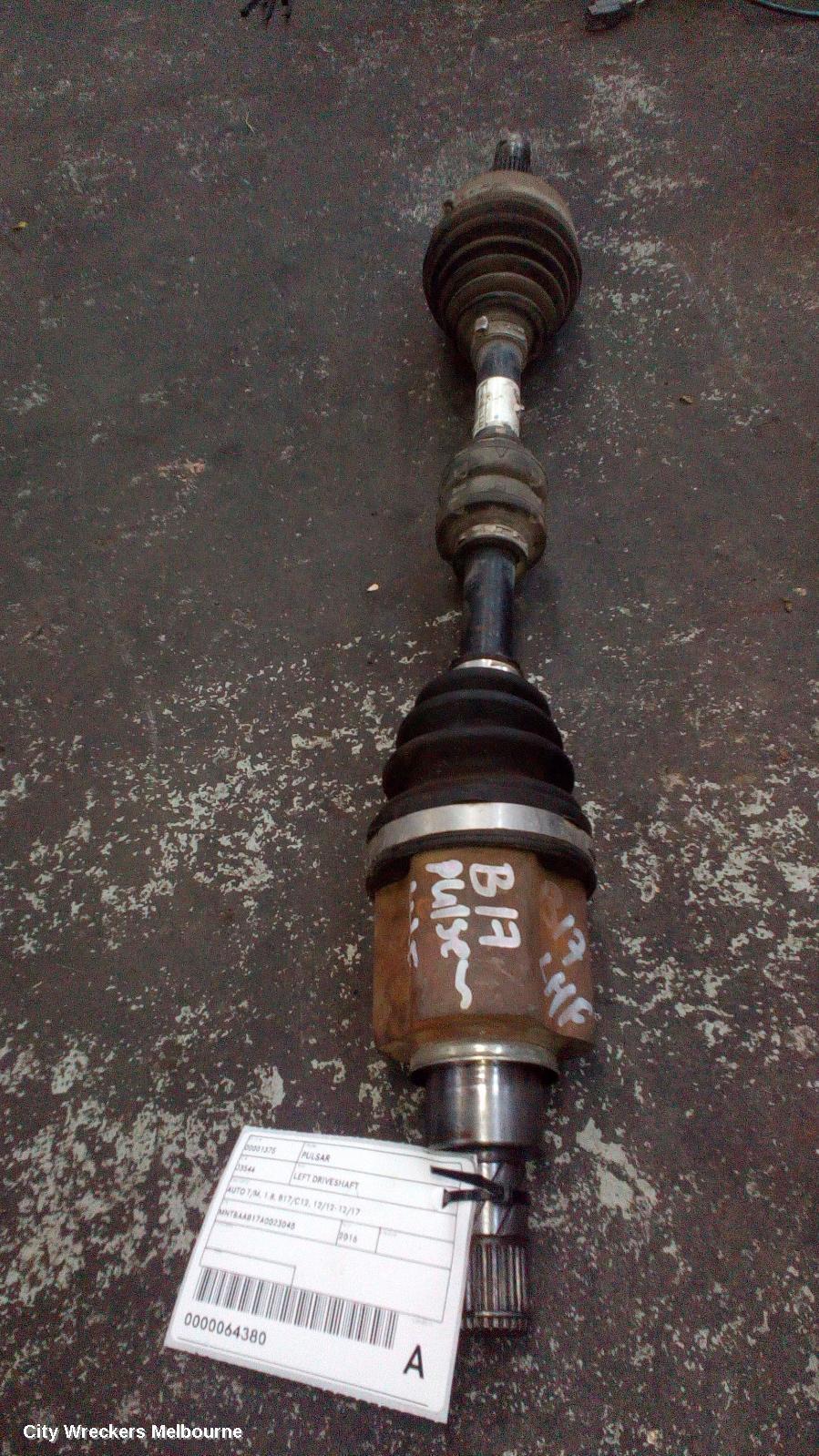 NISSAN PULSAR 2016 Left Driveshaft