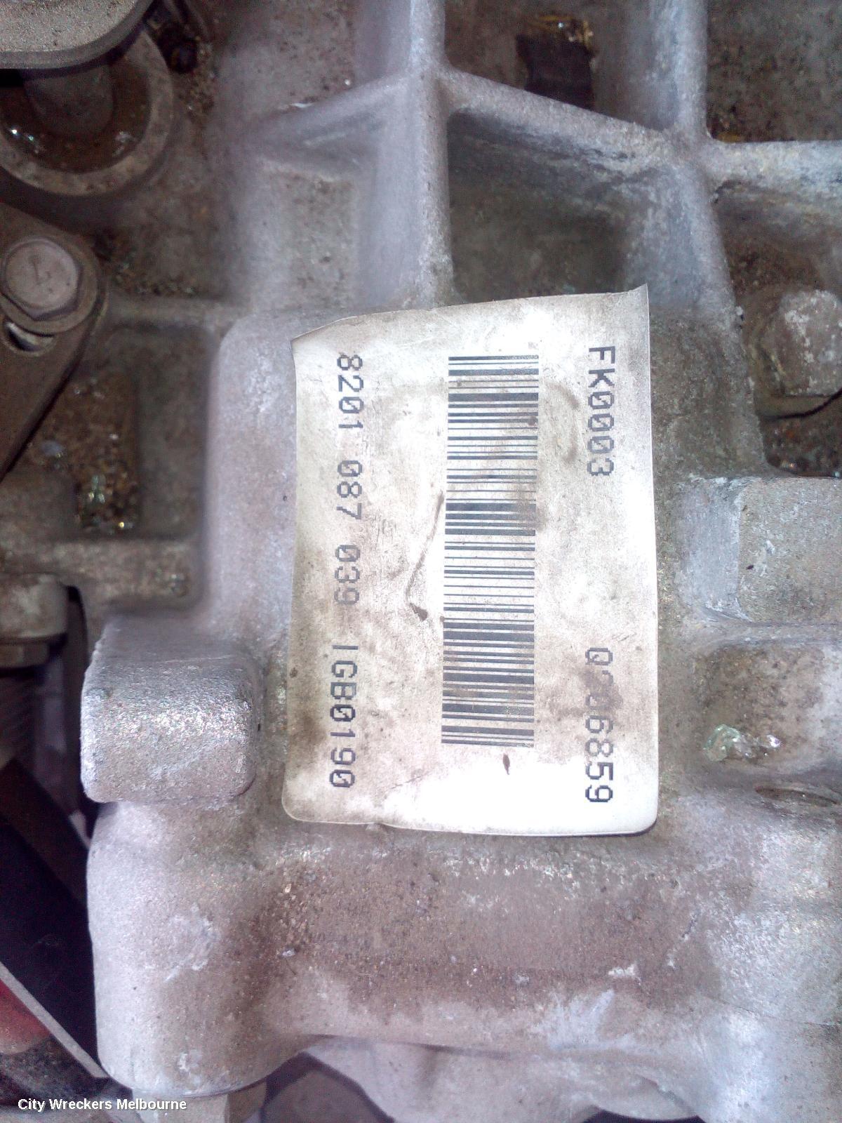 RENAULT MEGANE 2011 Trans/Gearbox