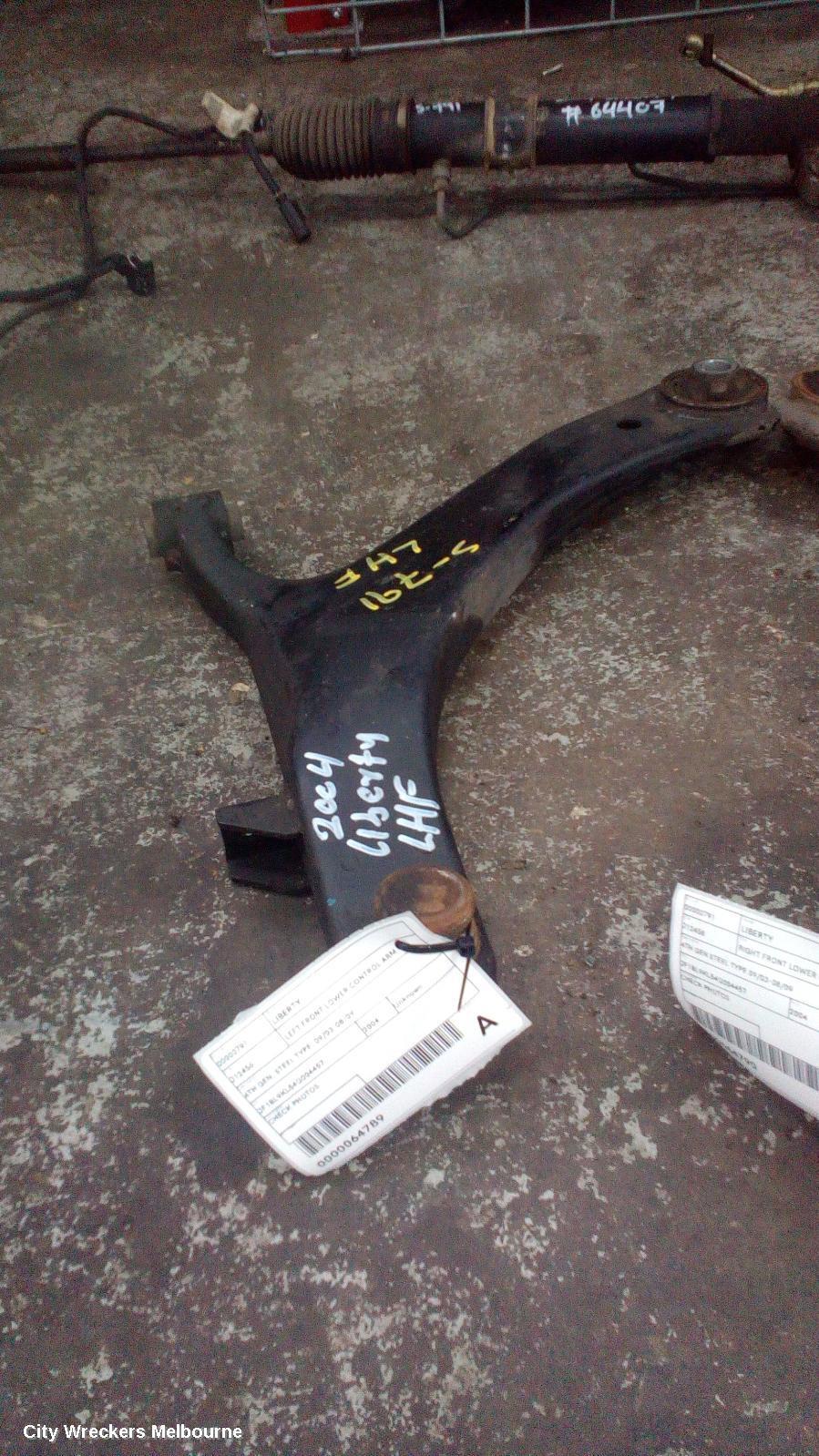 SUBARU LIBERTY 2004 Left Front Lower Control Arm