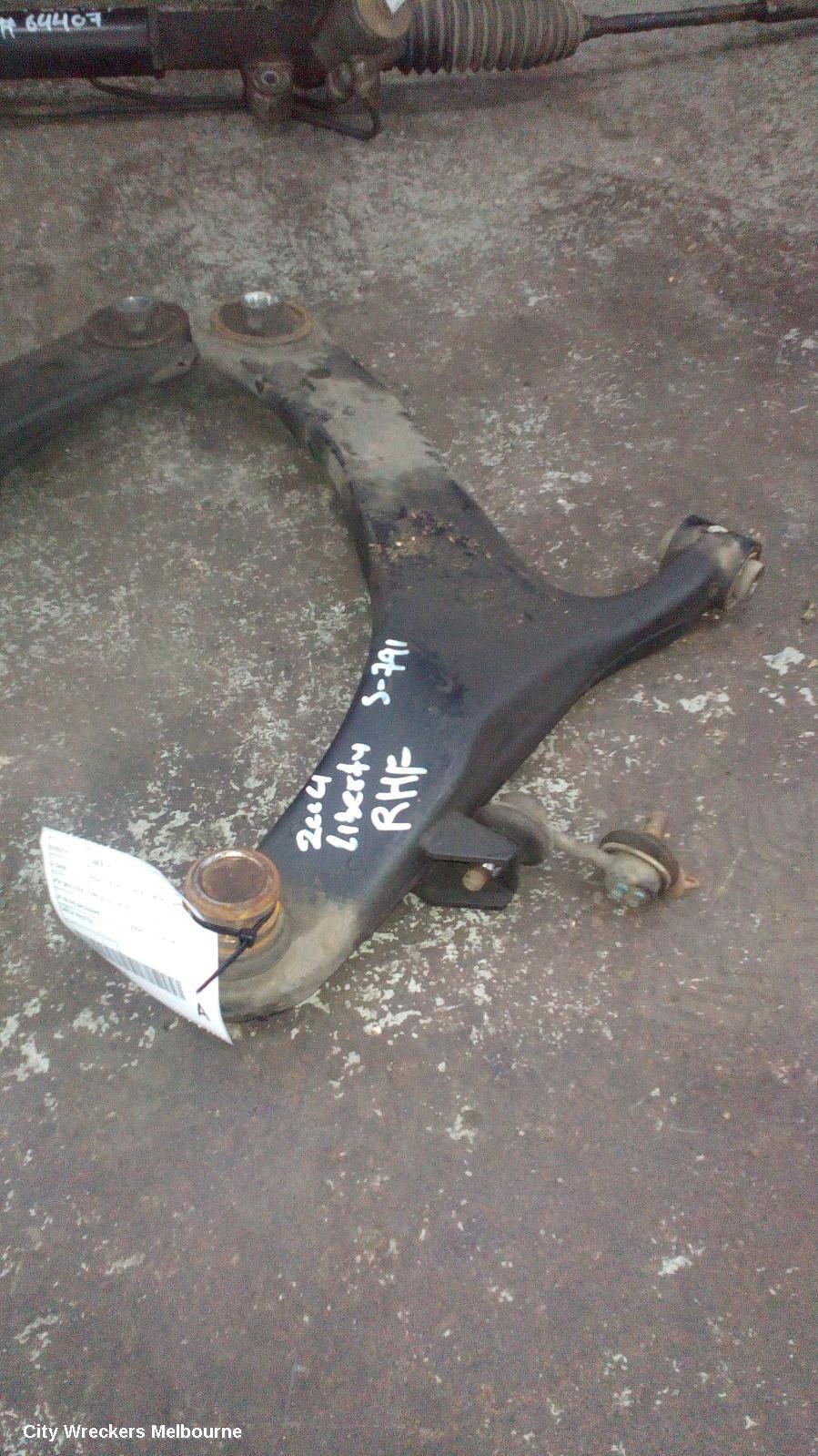 SUBARU LIBERTY 2004 Right Front Lower Control Arm