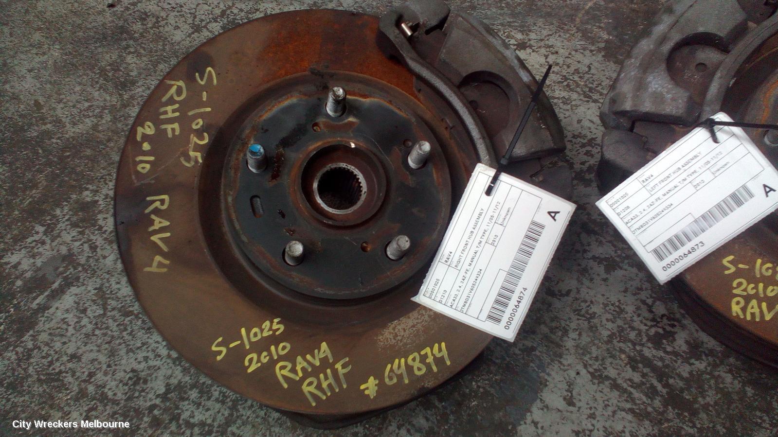 TOYOTA RAV4 2010 Right Front Hub Assembly