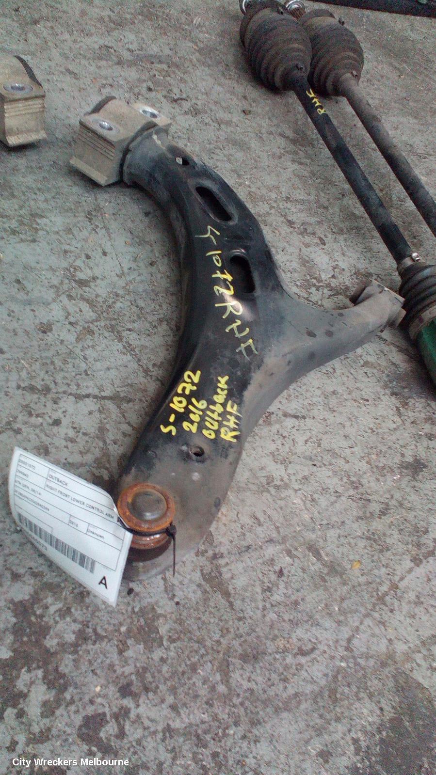 SUBARU OUTBACK 2016 Right Front Lower Control Arm