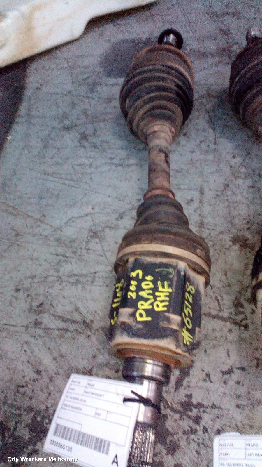 TOYOTA PRADO 2003 Right Driveshaft