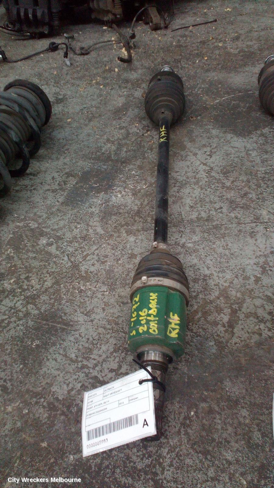 SUBARU OUTBACK 2016 Right Driveshaft