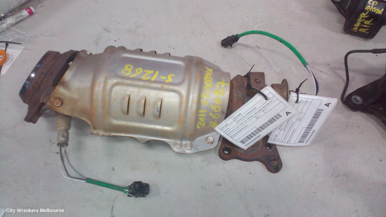 HONDA ACCORD 2011 Catalytic Converter