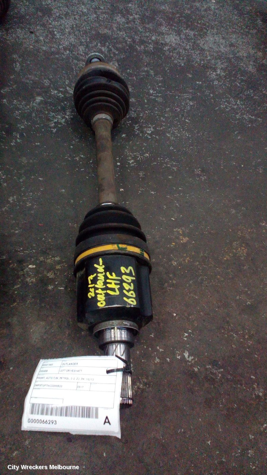 MITSUBISHI OUTLANDER 2017 Left Driveshaft