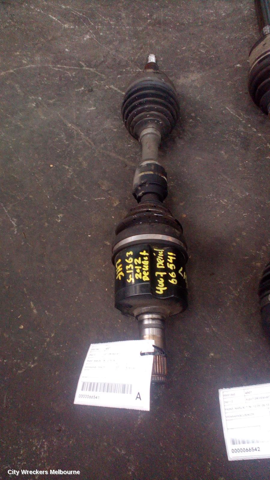 PEUGEOT 4007 2012 Left Driveshaft