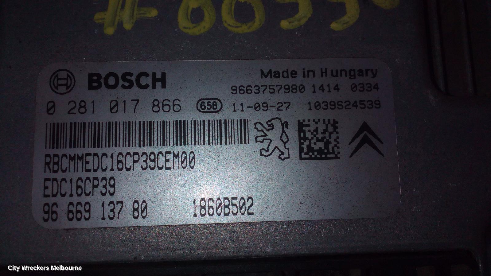 PEUGEOT 4007 2012 Ecu