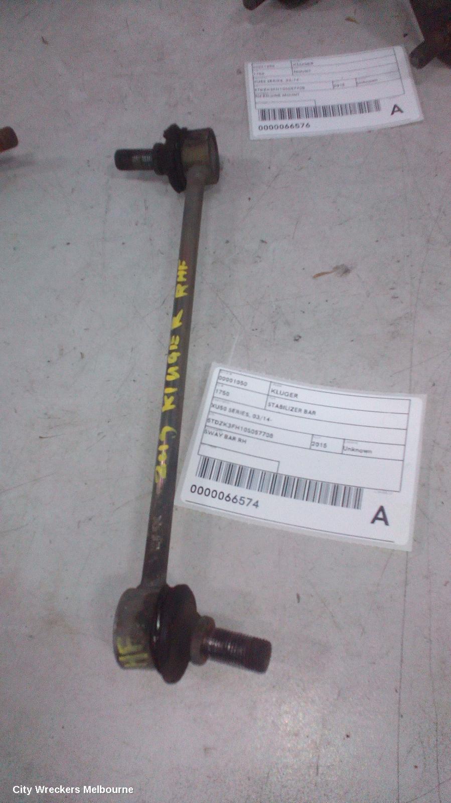 TOYOTA KLUGER 2015 Stabiliser Bar