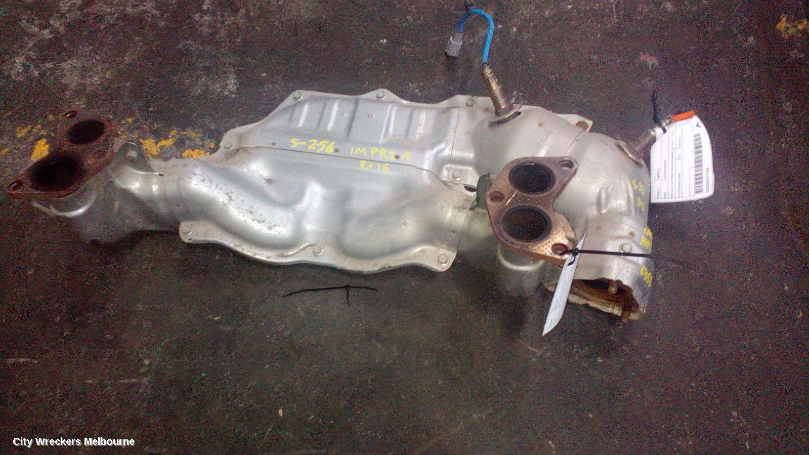 SUBARU IMPREZA 2016 Catalytic Converter