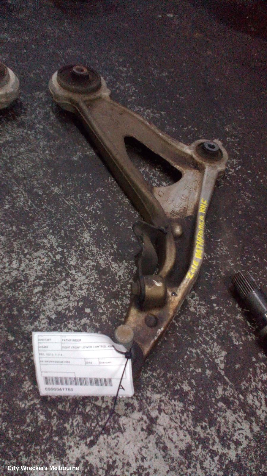 NISSAN PATHFINDER 2016 Right Front Lower Control Arm