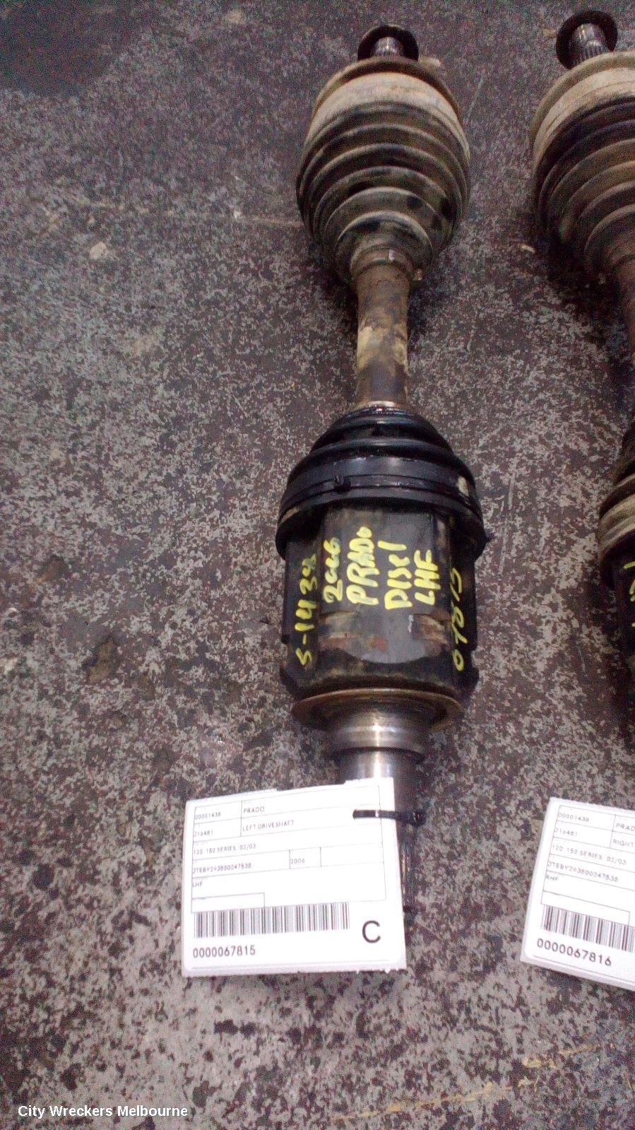 TOYOTA PRADO 2006 Left Driveshaft