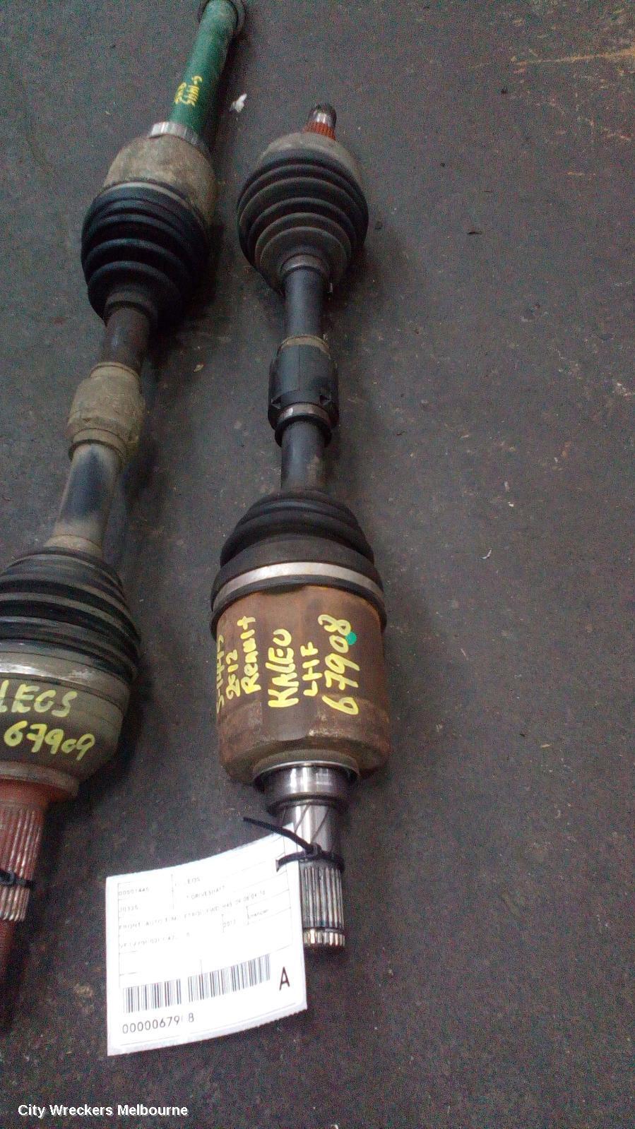 RENAULT KALEOS 2012 Left Driveshaft