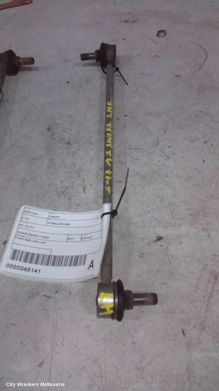 SUZUKI SWIFT 2018 Stabiliser Bar