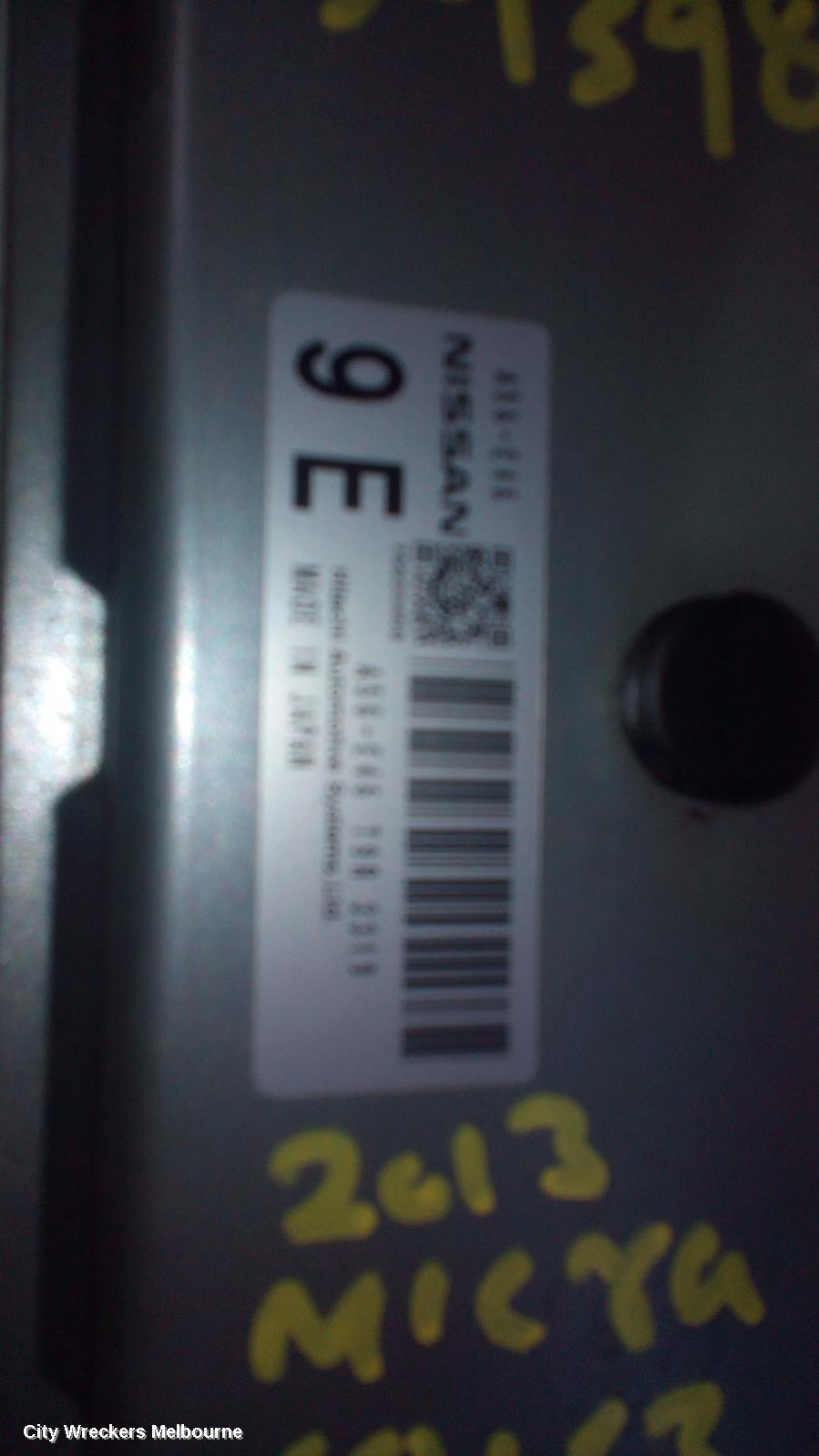 NISSAN MICRA 2013 Ecu