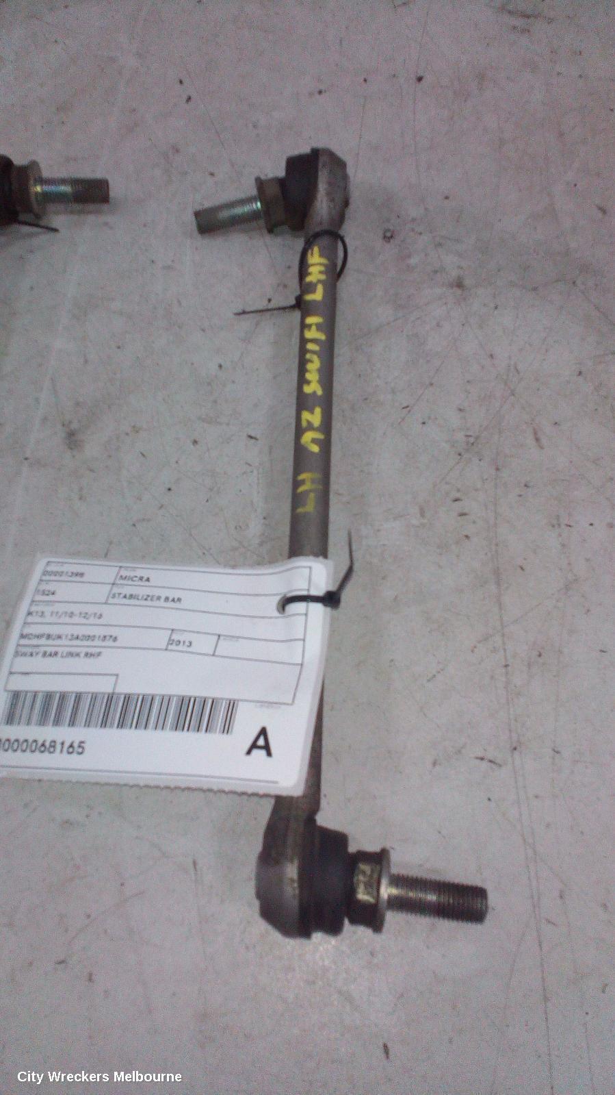 NISSAN MICRA 2013 Stabiliser Bar