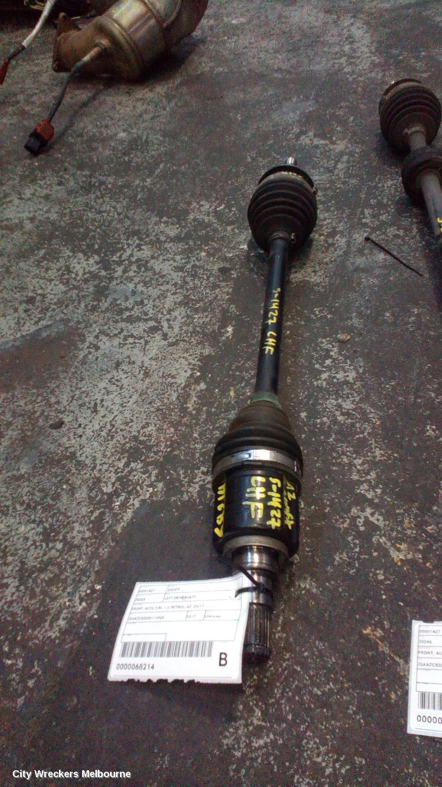 SUZUKI SWIFT 2018 Left Driveshaft