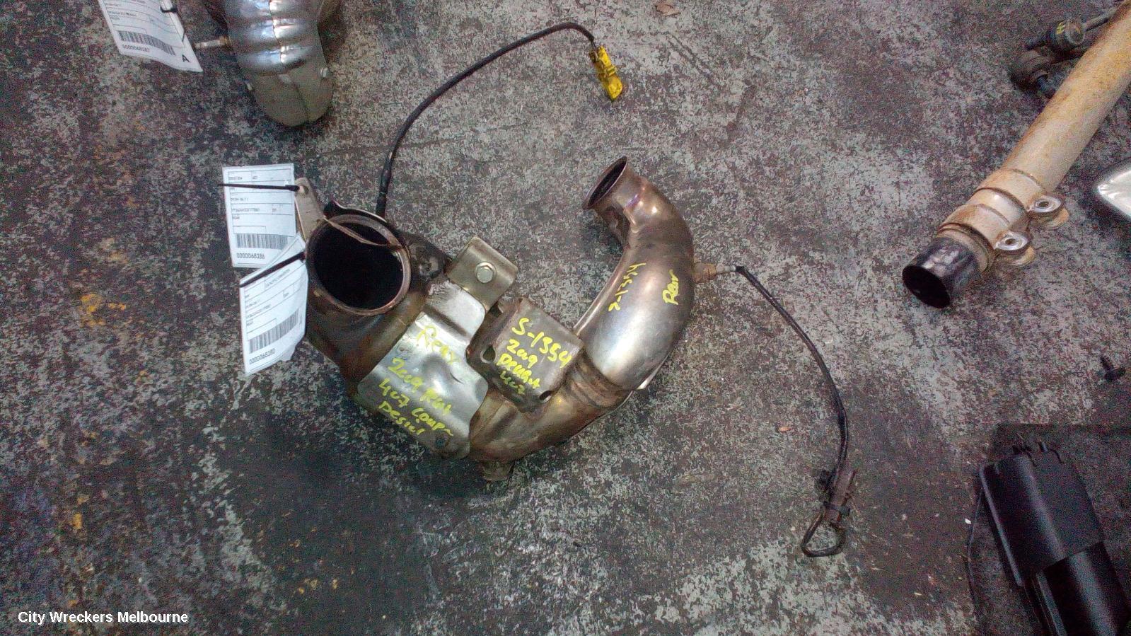 PEUGEOT 407 2009 Catalytic Converter