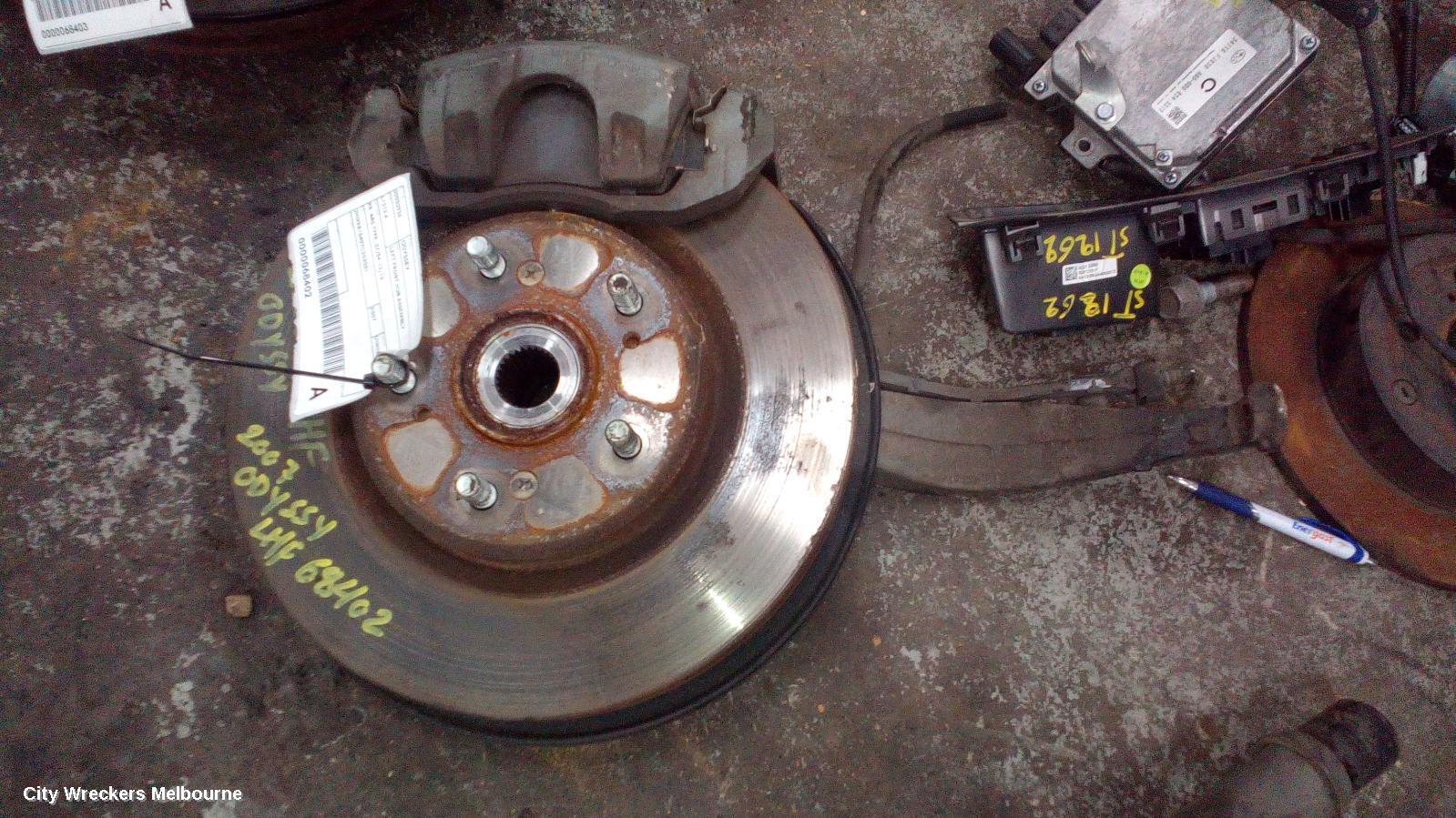 HONDA ODYSSEY 2007 Left Front Hub Assembly