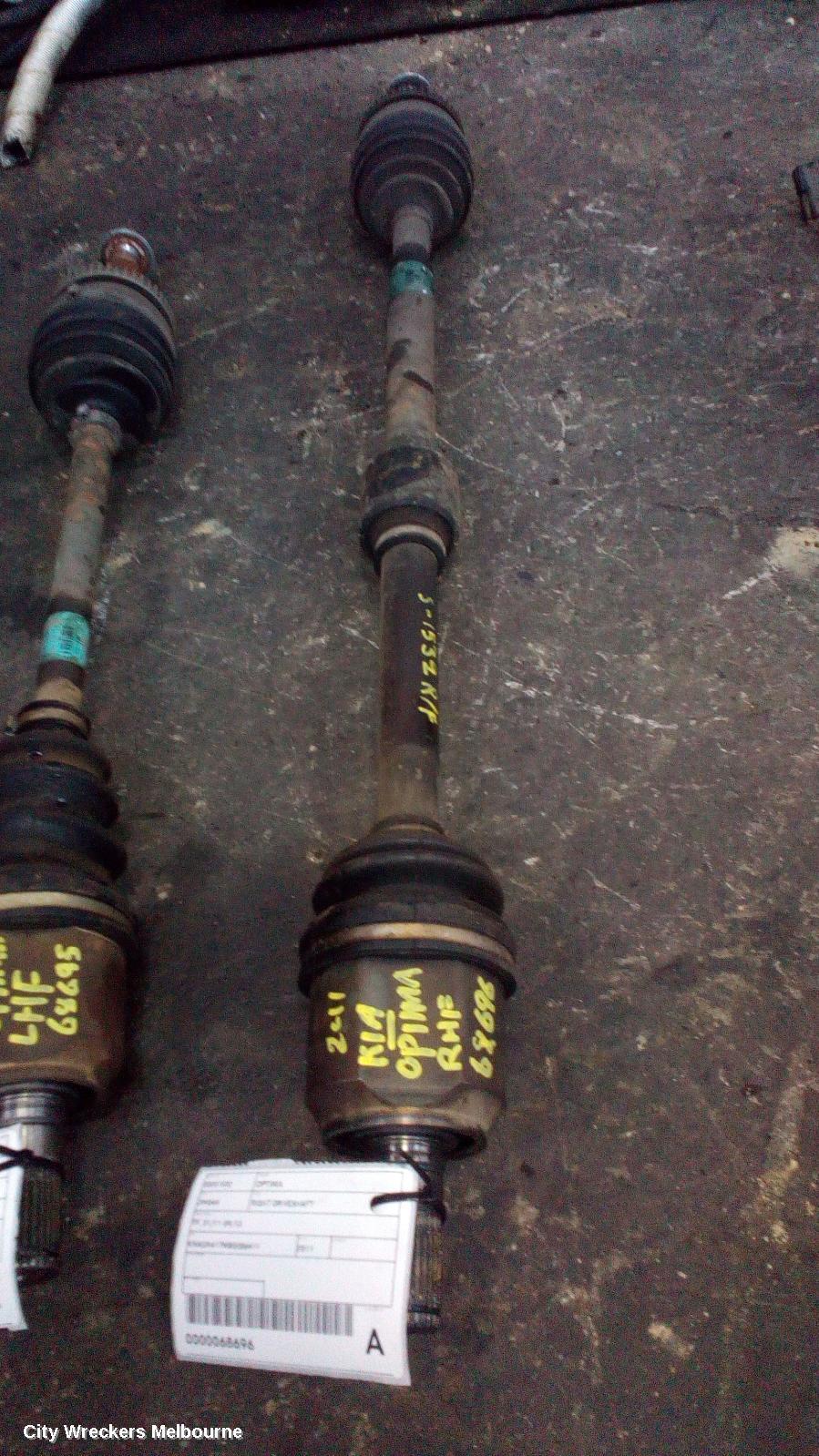 KIA OPTIMA 2011 Right Driveshaft