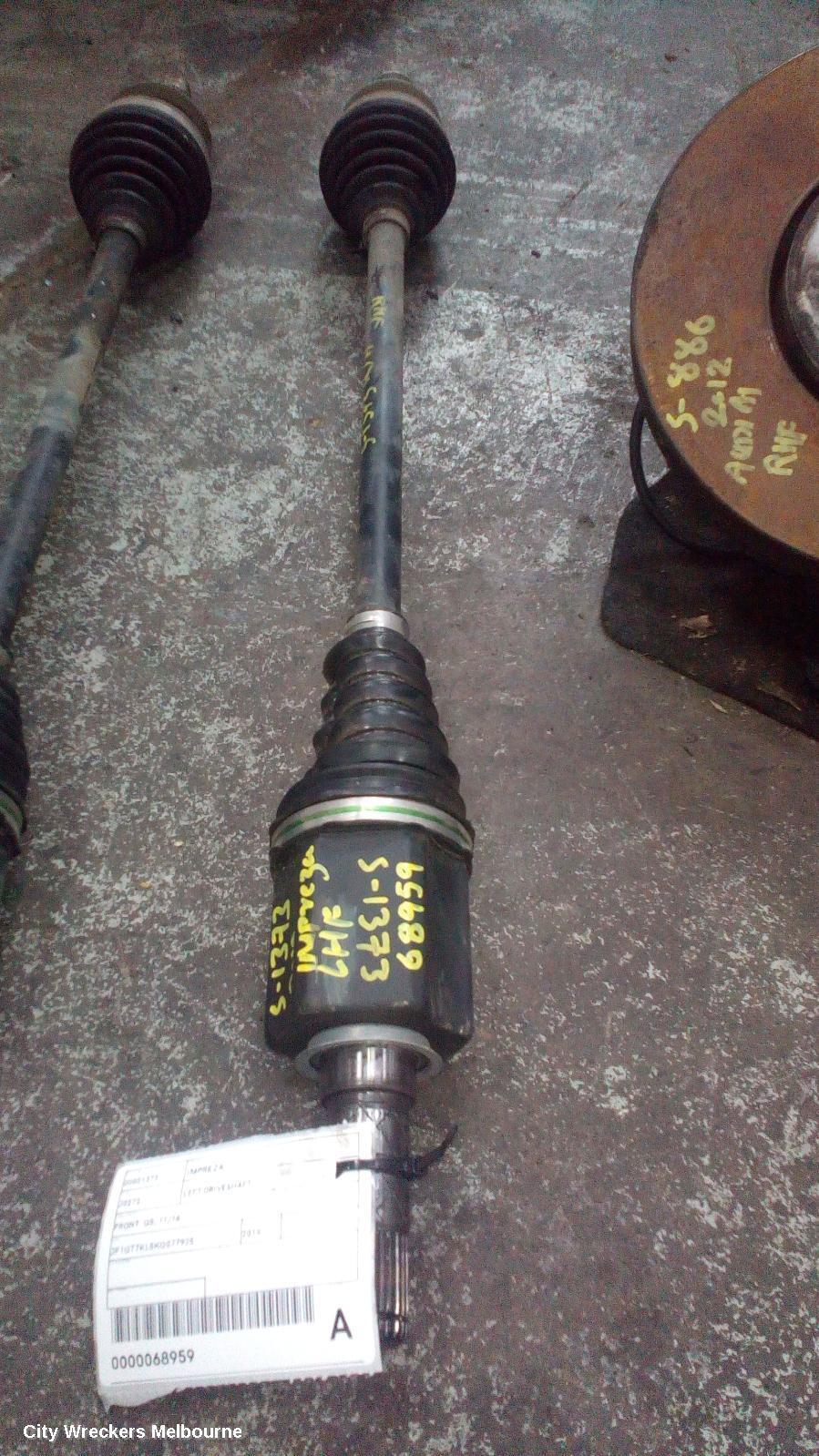 SUBARU IMPREZA 2019 Left Driveshaft