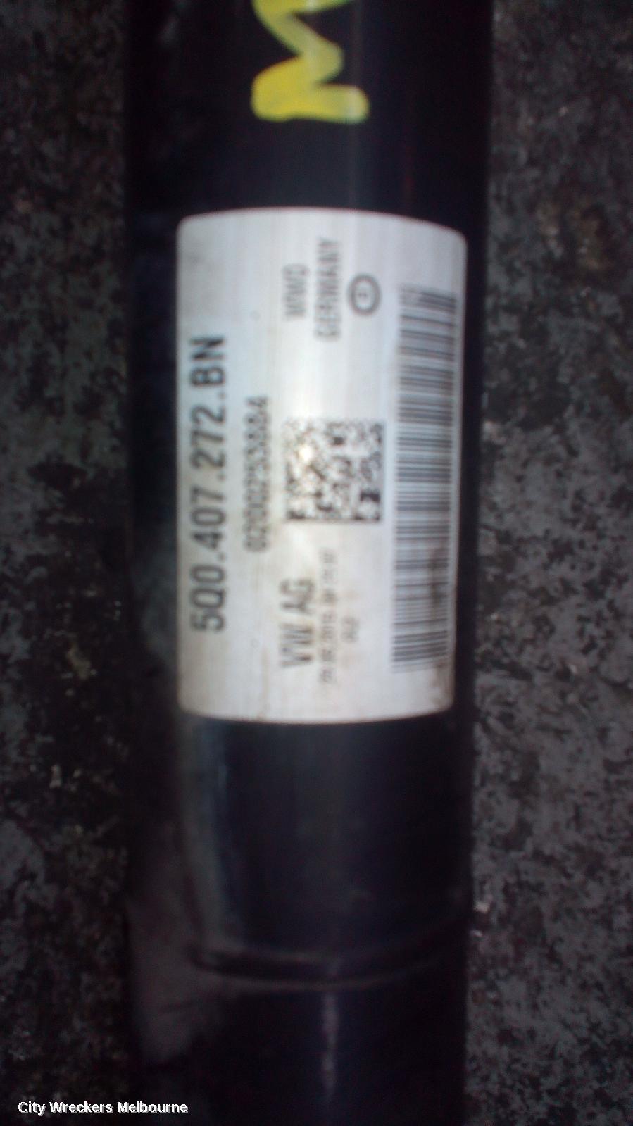 VOLKSWAGEN GOLF 2015 Right Driveshaft