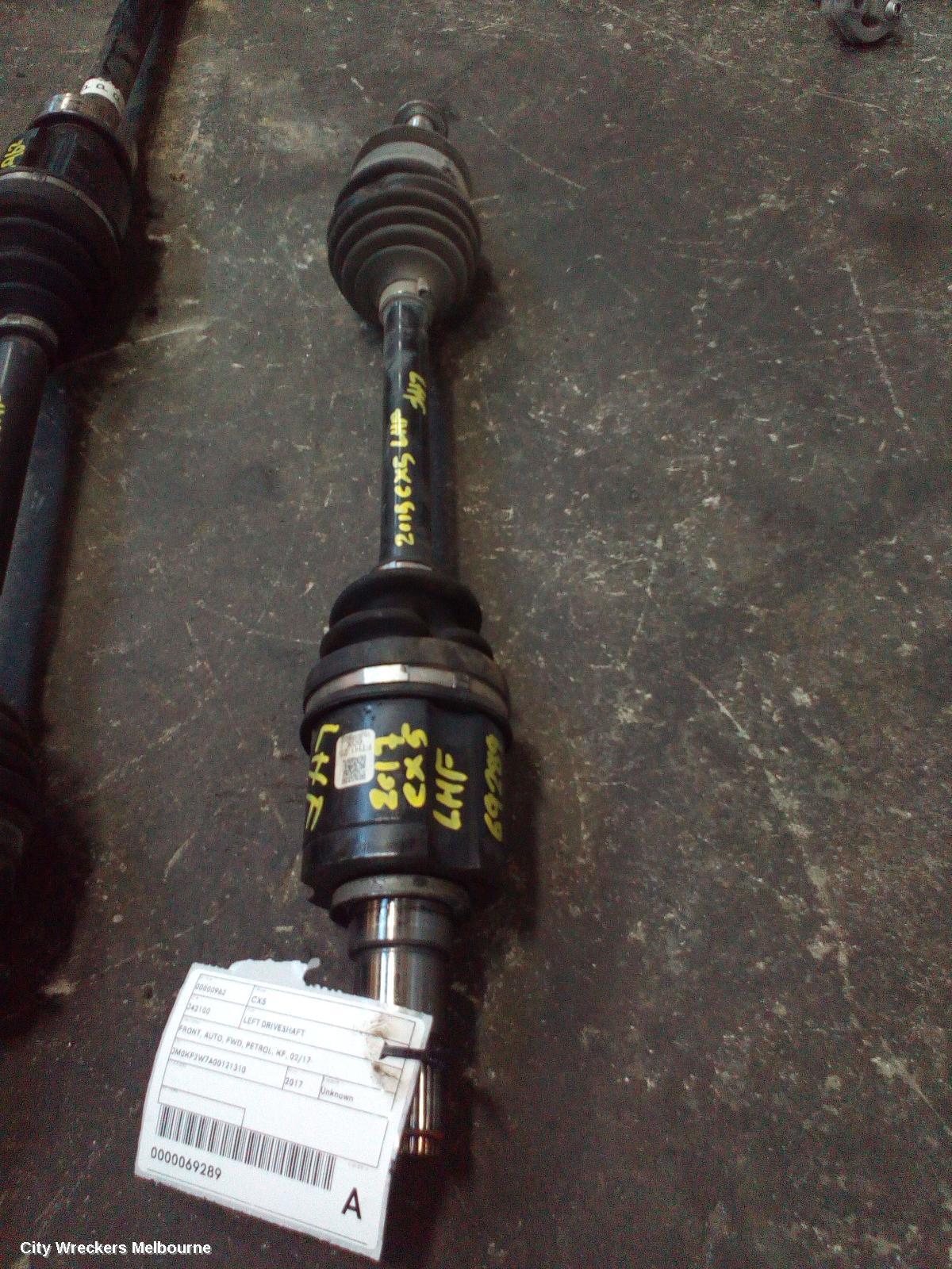 MAZDA CX5 2017 Left Driveshaft