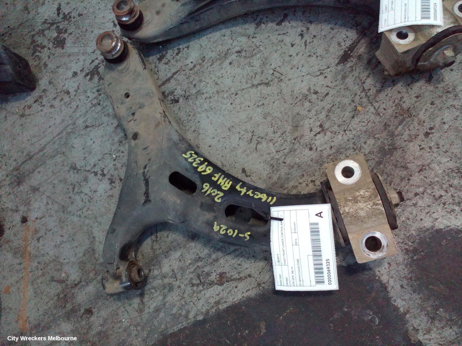 SUBARU LIBERTY 2016 Right Front Lower Control Arm