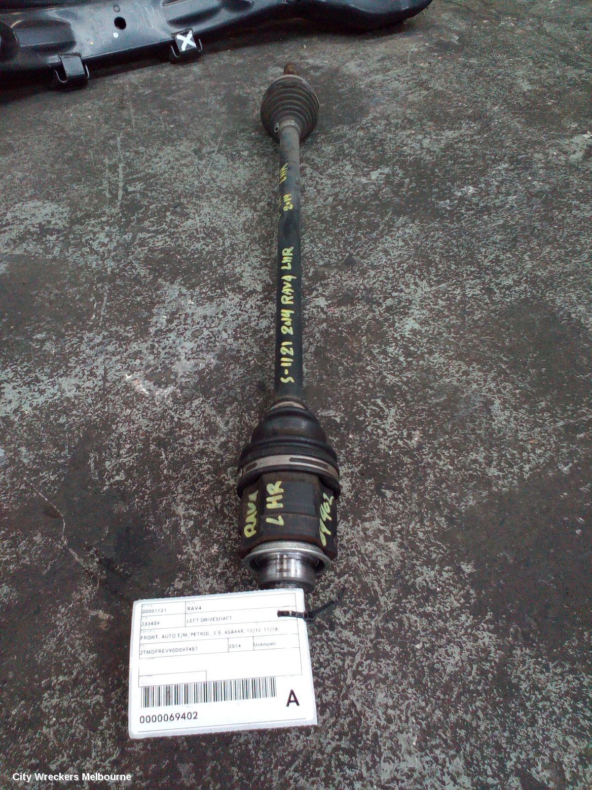 TOYOTA RAV4 2014 Left Driveshaft