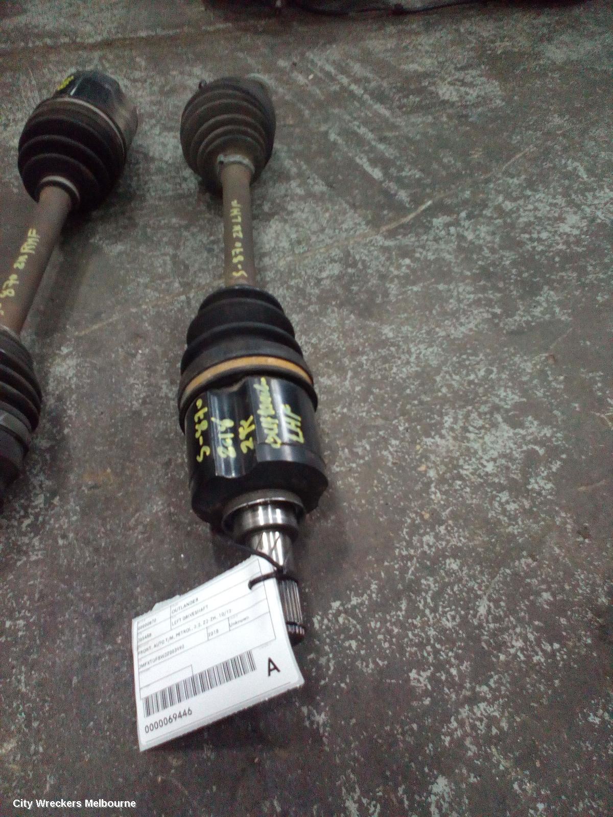 MITSUBISHI OUTLANDER 2018 Left Driveshaft