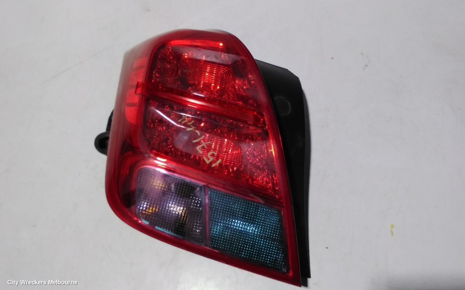 HOLDEN TRAX 2013 Left Taillight