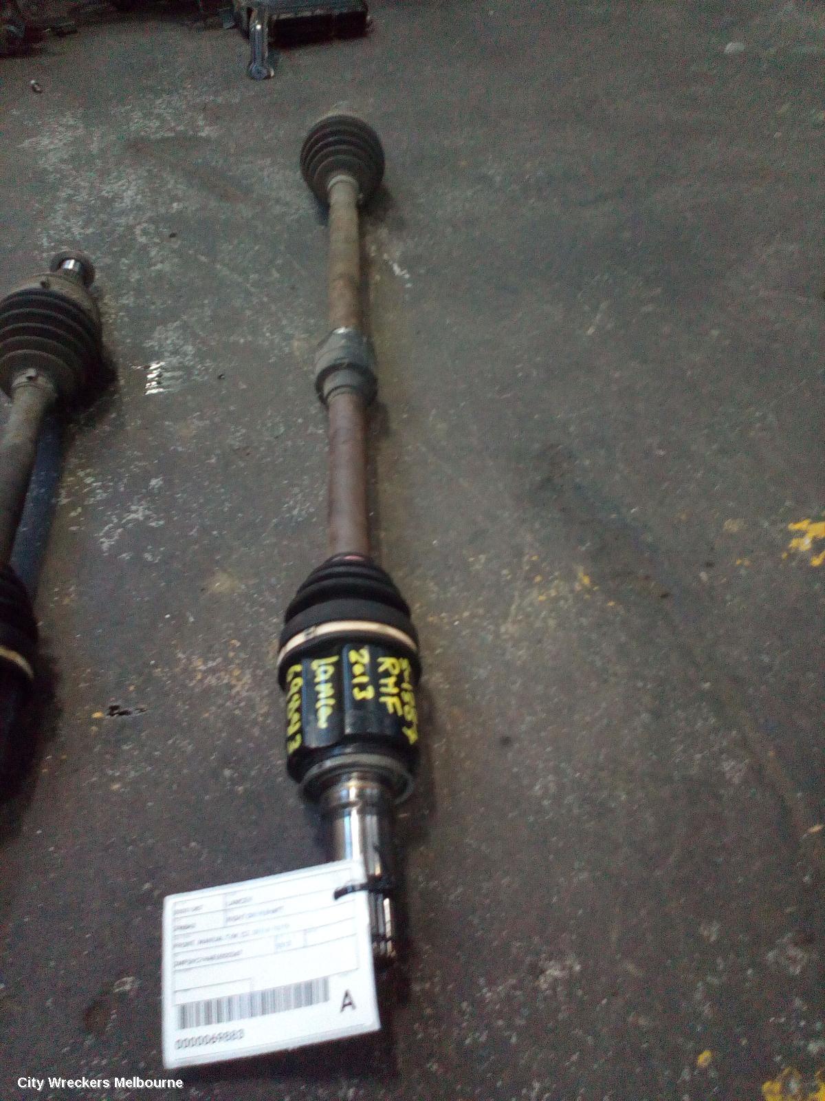 MITSUBISHI LANCER 2013 Right Driveshaft