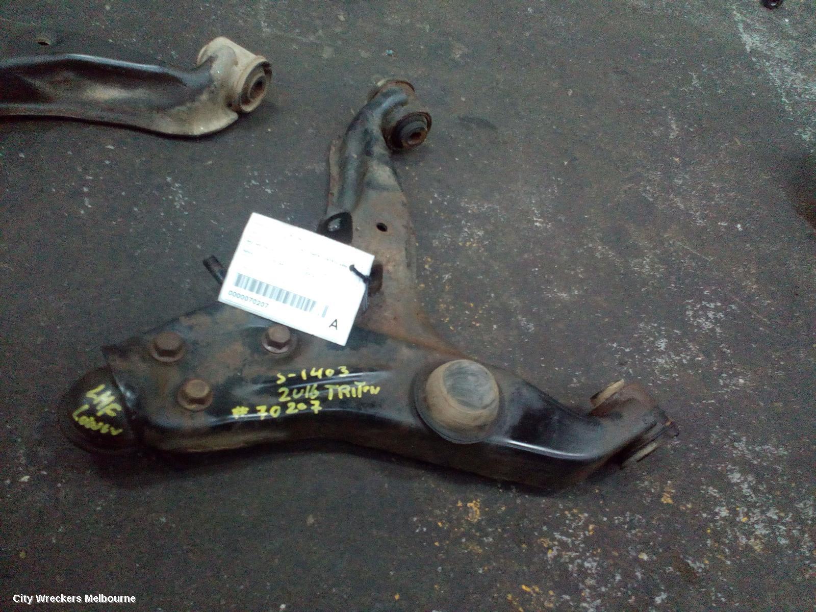 MITSUBISHI TRITON 2016 Left Front Lower Control Arm