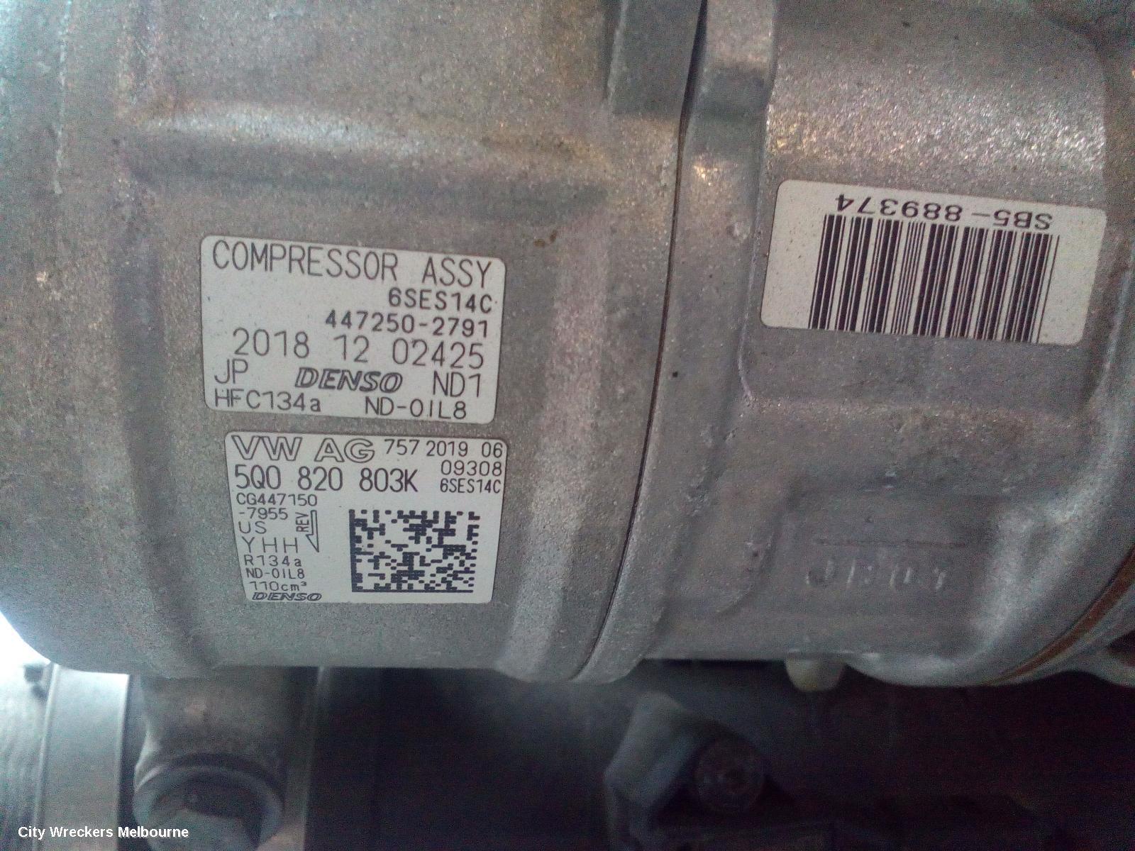 VOLKSWAGEN TIGUAN 2019 A/C Compressor