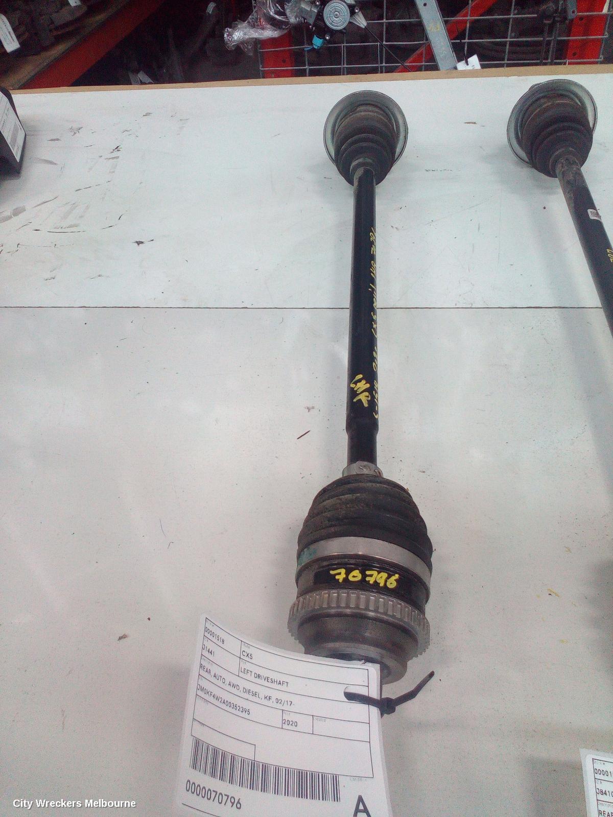 MAZDA CX5 2020 Left Driveshaft