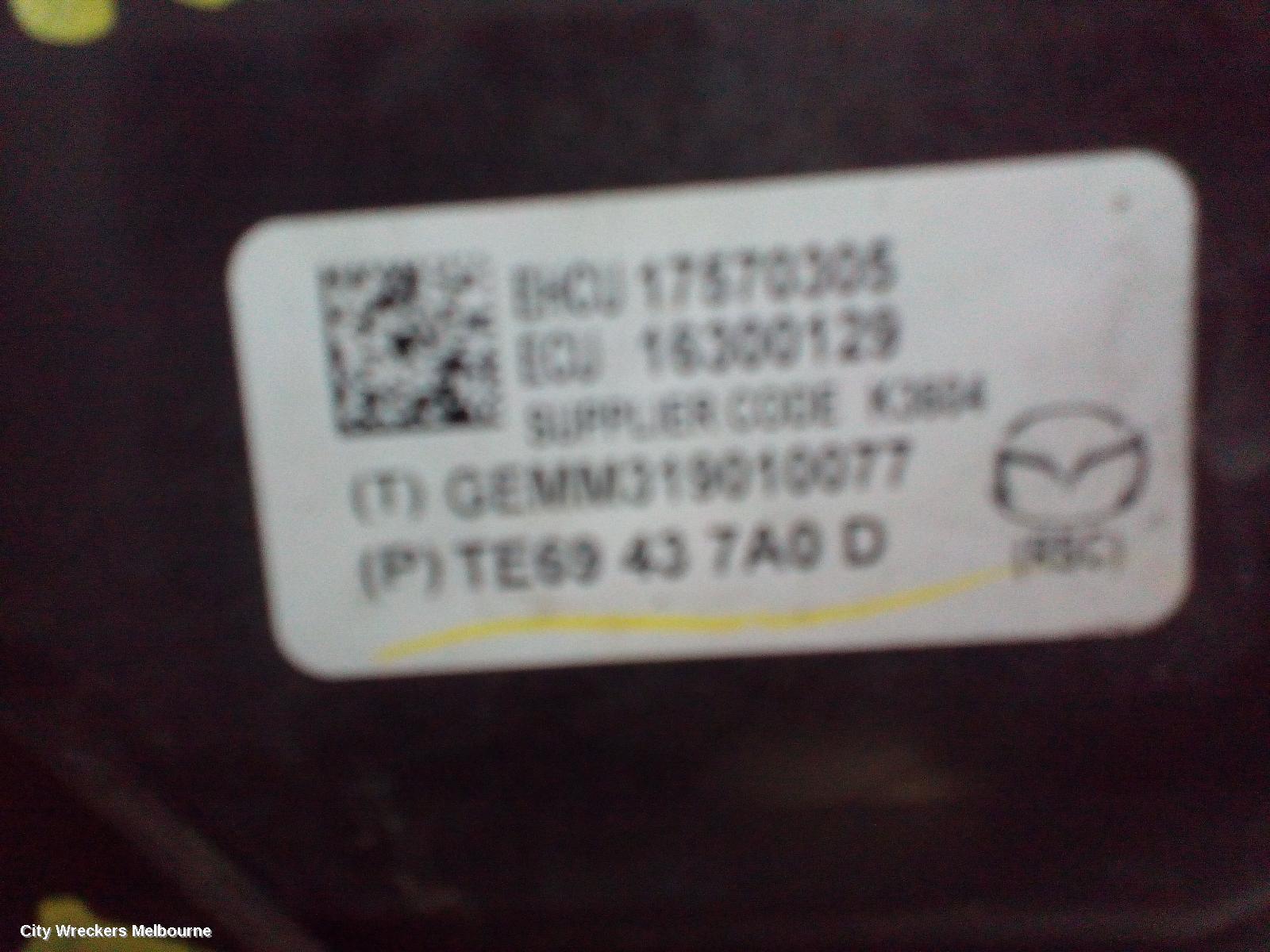 MAZDA CX9 2011 Abs Pump/Modulator