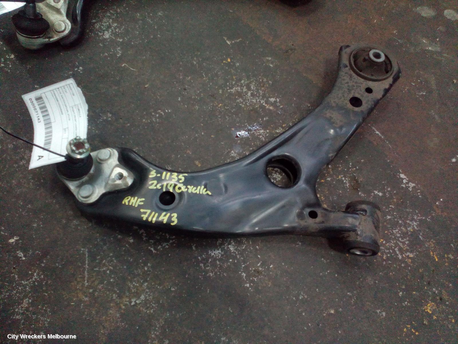 TOYOTA COROLLA 2019 Right Front Lower Control Arm