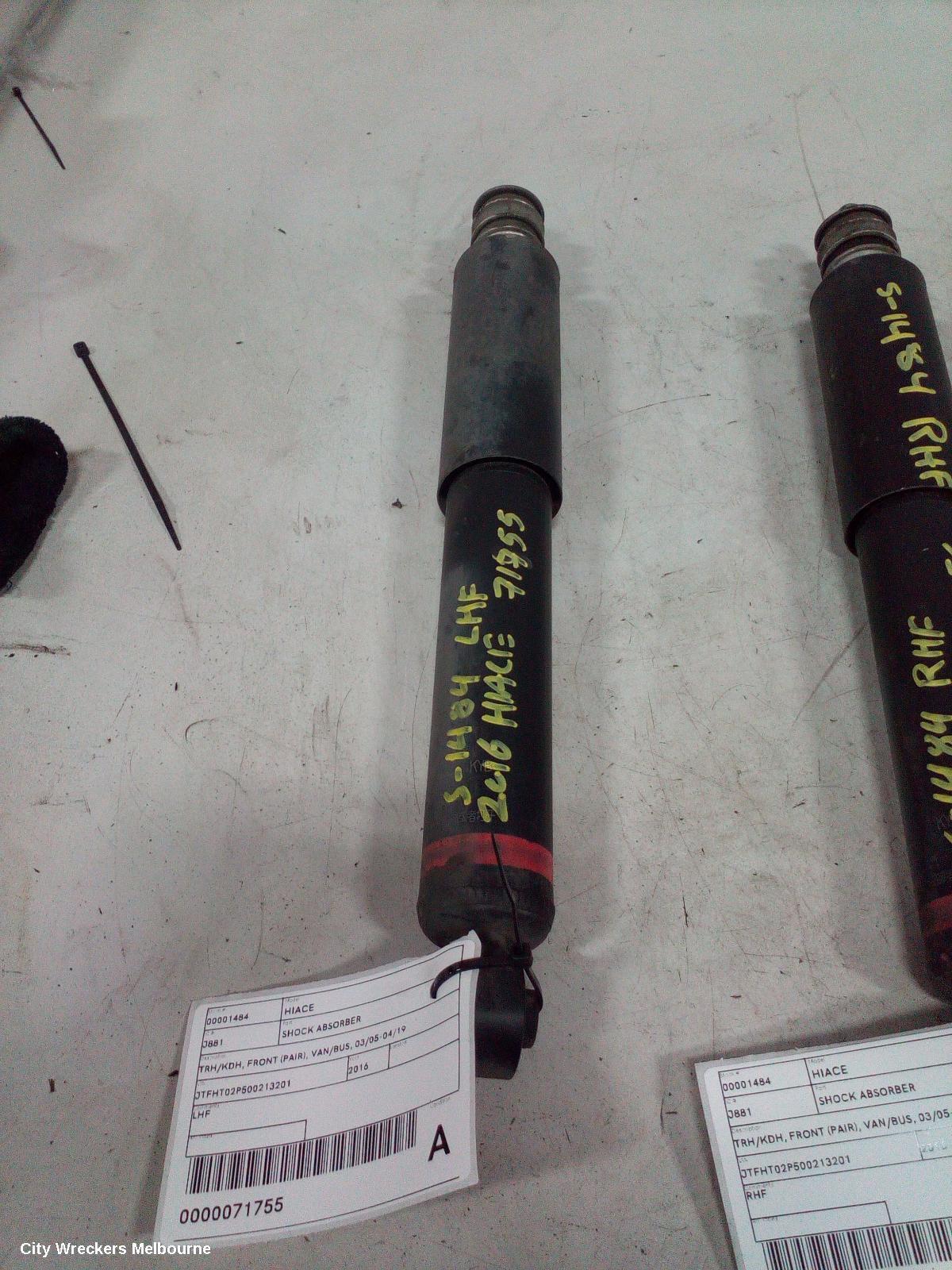 TOYOTA HIACE 2016 Shock Absorber