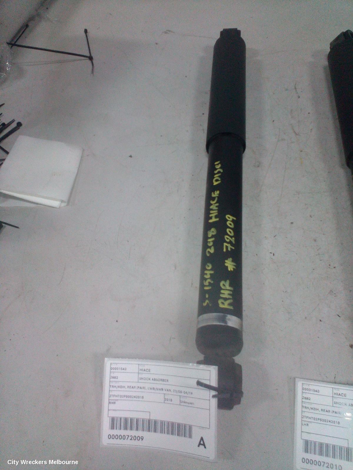 TOYOTA HIACE 2018 Shock Absorber