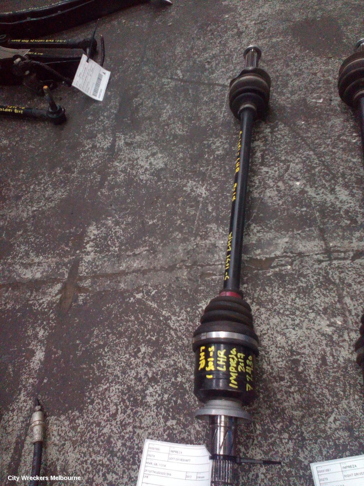 SUBARU IMPREZA 2017 Left Driveshaft