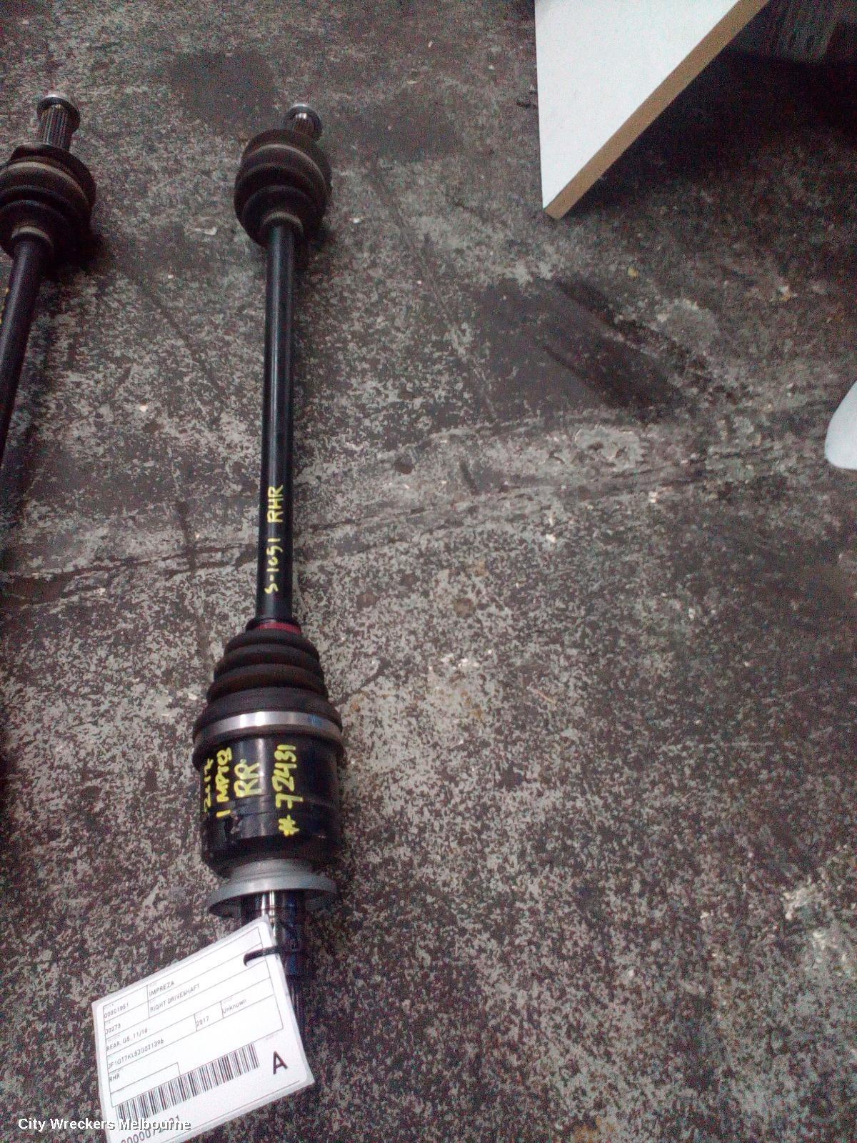 SUBARU IMPREZA 2017 Right Driveshaft