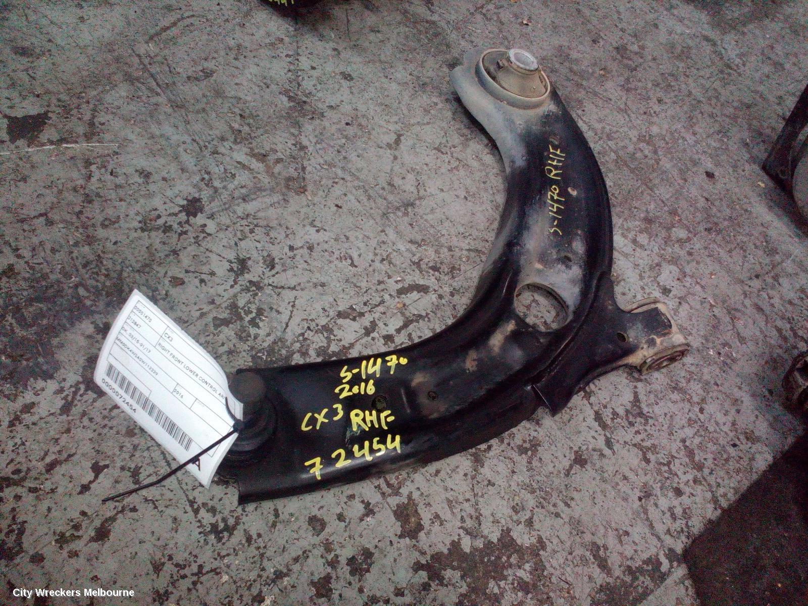 MAZDA CX3 2016 Right Front Lower Control Arm