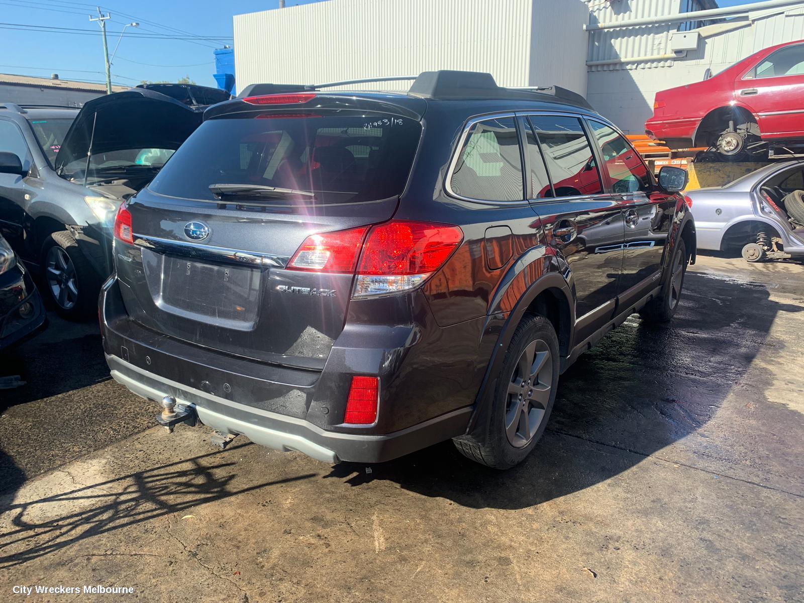 SUBARU OUTBACK 2013 Bootlid/Tailgate